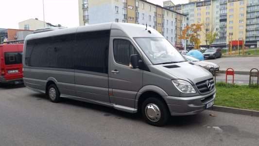 Mikroautobusų nuoma Vilniuje - Atnaujinome transporto parką - Mercedes-Benz Sprinter 23 vietų.